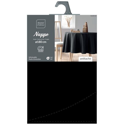 Douceur d int&amp;eacute;rieur Pralen namizni prt &amp;oslash; 180 cm Essentiel &amp;ndash; Slike