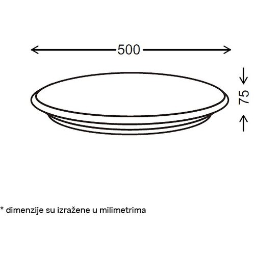 Bb Link LED plafonjera sa daljinskim 24 48W CCT VESTA 663 Slike