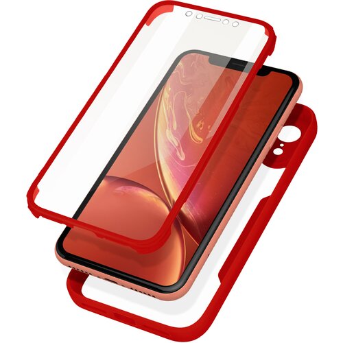 AVIZAR Ovitek iPhone XR, zadnji del iz pleksiglasa z Rdec obrobo, (20616816) Cene