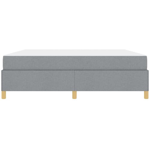  Krevetna konstrukcija Svijetlo siva 180 x 200 cm tkanina Slike