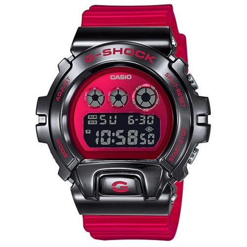 G-shock unisex digitalni ručni sat GM-6900B-4ER crveni Cene