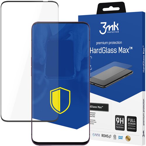 3mk OPPO FIND X2 PRO BLACK - HARDGLASS MAX, (22001919) Slike