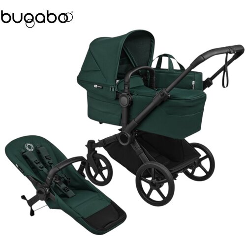 BUGABOO dječja kolica 2u1 donkey&trade; 6 mono complete black/fern green Cijene