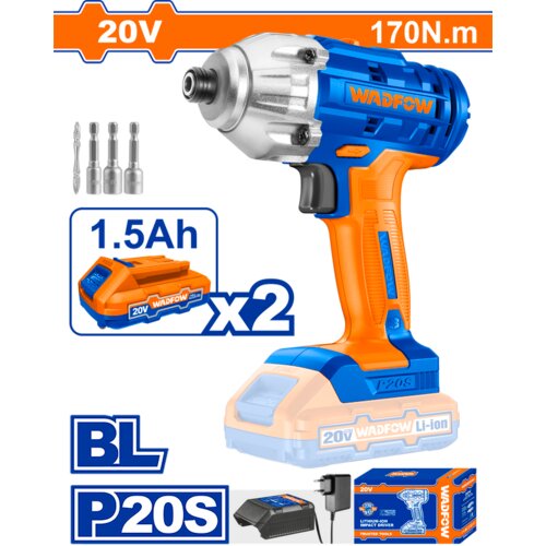 Wadfow aku udarni odvijač 1/4 " 20v 2x1.5 ah WCD2512 Cene