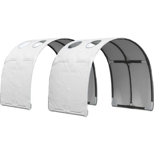 Krevet s Tunnels 4 pcs Bijela Konstruirano drvo - Bijela Slike
