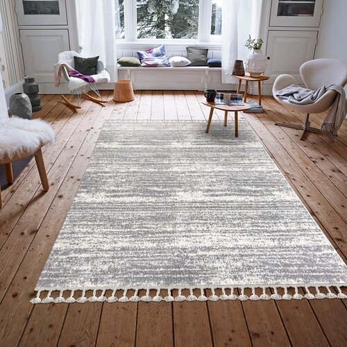 Hanah home tepih 120x180cm Belo-Svetlosivi Cene