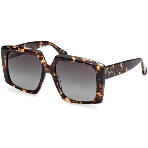 Max Mara Logo 6 MM0024 52P ONE SIZE (56) Havana/Zelena Cene