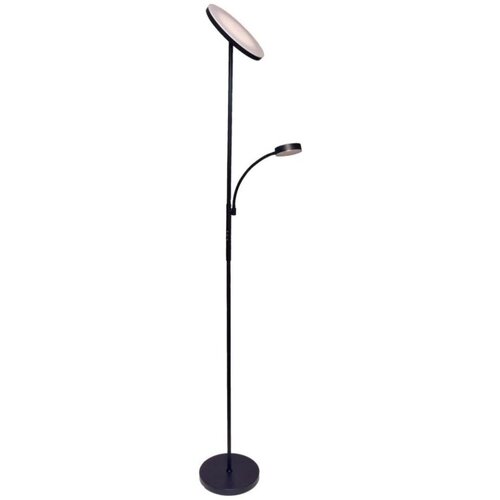  LED prigu&scaron;iva stojeća lampa NORA LED/25W/230V 2200/3000/4000K + LED/5W 3000K crna + daljinski upravljač Cene