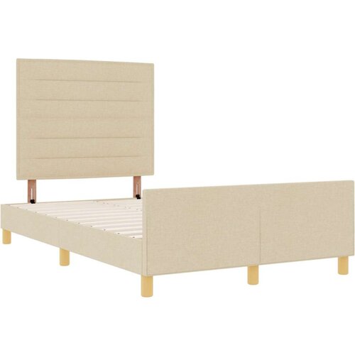  Krevet od krem tkanine 120x200 cm Slike