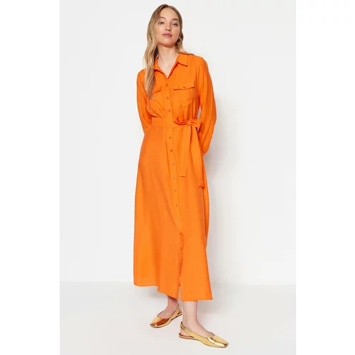 Trendyol Dress - Orange - Shirt dress