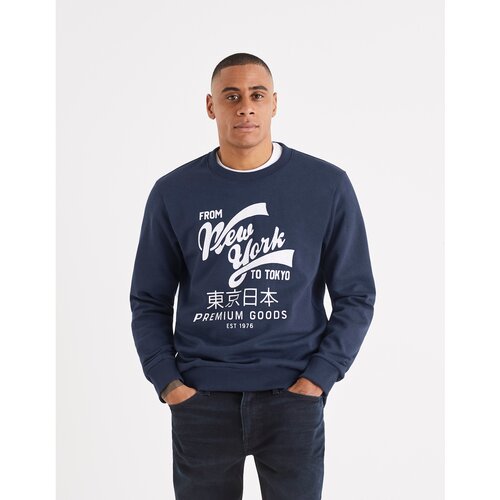 Celio Sweatshirt Beprice with print - Men Slike