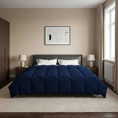  Zimska posteljnina Temno modra 240 x 260 cm Mikrovlakna, (5000284354) Cene