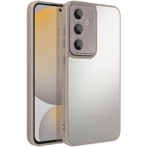 AVIZAR Ohi&scaron;je za Samsung Galaxy S24 FE Hard Back Soft Shell, Siva, (5000014944) Cene