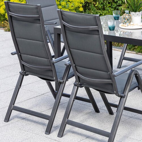 Gardenson vrtna garnitura taviano, 7-Delno, aluminij, steklo Slike