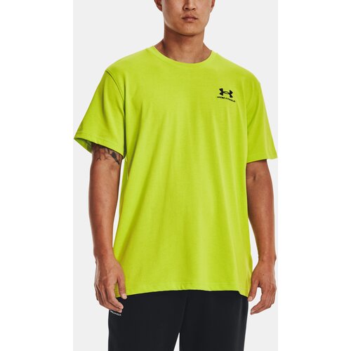 Under Armour T-Shirt UA LOGO EMB HEAVYWEIGHT SS-GRN - Men Slike