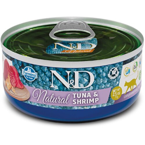 Farmina N&D konzerve za mačke Natural - Tuna&Shrimp 70g Cene