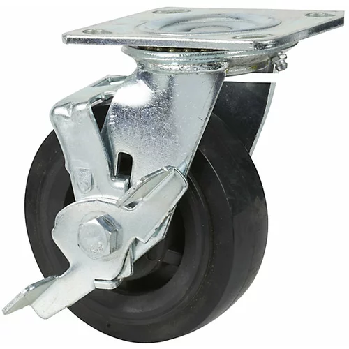  Vrtljivo kolo z zavoro, Ø 125 x 60 mm, za delavniški voziček