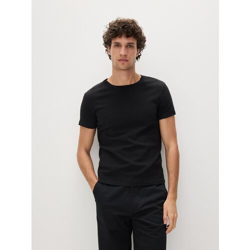 Reserved majica slim fit - črna Slike