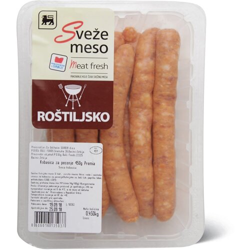 Maxi mesara pakovano meso Kobasica za pecenje 450g Sveze M Slike