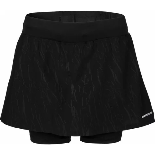 Arcore FOGGIA Ženske kratke hlače sa suknjom za trčanje, crna, veličina