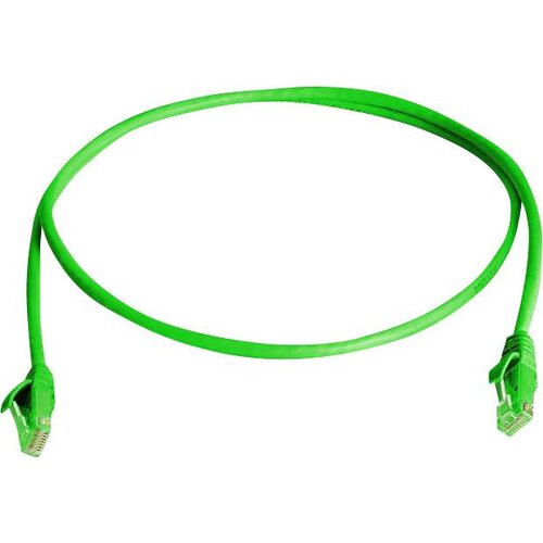 Telegärtner L00000A0288 RJ45 omrežni kabel\, Patch kabel CAT 6 U/UTP 0.50 m zelena ognjevaren\, brez halogena 1 kos, (20415641) Cene