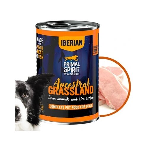 Alpha Spirit Primal Spirit konzerva za pse - Ancestaral grassland 400g Cene
