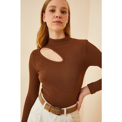  Blouse - Brown - Fitted Cijene