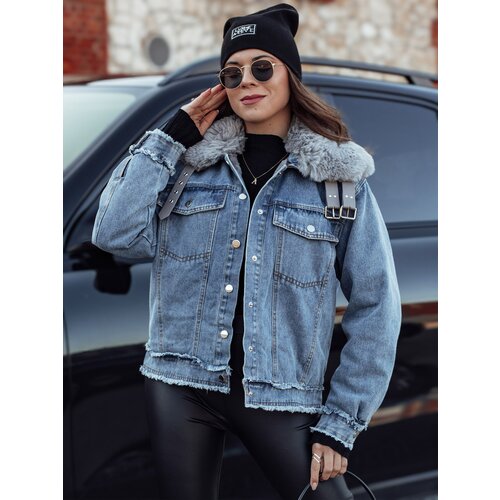 DStreet Kurtka damska FURDENIM jeansowa z futerkiem jasnoniebieska Cijene
