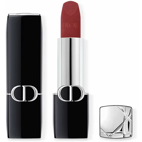 Dior Rouge dolgoobstojna šminka polnilna odtenek 964 Ambitious Velvet 3,5 g