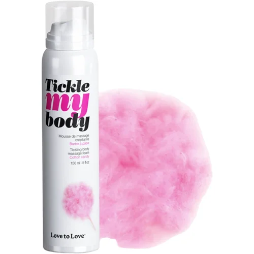 Tickle My Body Ščemenje mojega telesa - masažna pena - sladkorna bomba (150ml)