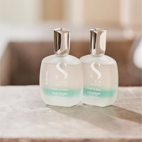 ALFAPARF MILANO Semi di Lino Sublime Cristalli serum za lase za sijaj in mehkobo las 45 ml Slike
