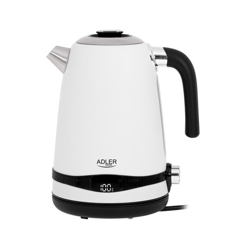 Adler grelnik vode 1,7L z LCD zaslonom/nastavitev temperature bel AD1295w AD1295 w Slike