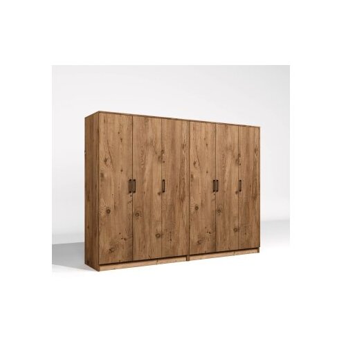 Hanah home Ormar Kardelen 1600-120, 240x180x51.8 cm, , Smeđa Slike