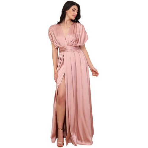 La Modeuse Dolge obleke 71189_P167132 Rožnata Cene