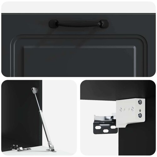  ormar za zid Zidne Crna 78 5 x 41 x 30 cm Konstruirano drvo Slike