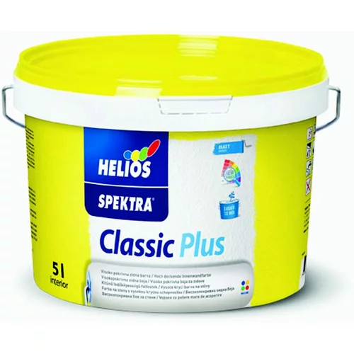 HELIOS SPEKTRA Notranja disperzijska barva CLASSIC PLUS (barva: bela, 5 l)