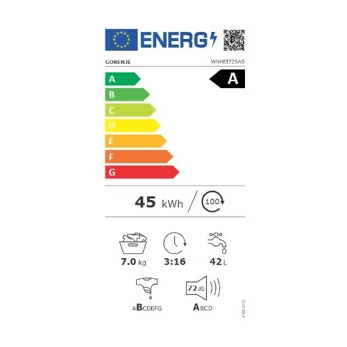 Gorenje pralni stroji WNHEI72SAS 20009522