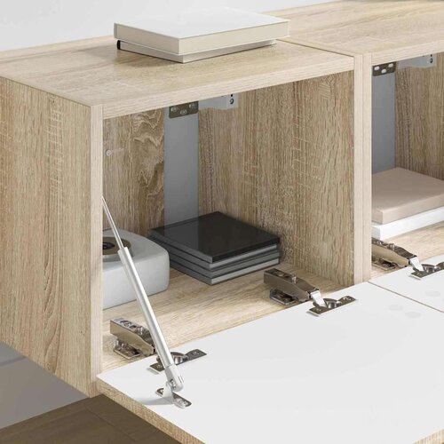  zidni ormar 2 pcs Sonoma 60 x 31 x 29.5 cm Konstruirano drvo Slike