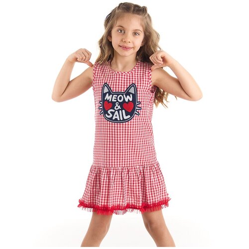 Mushi Both Dress - Red - Ruffle Slike