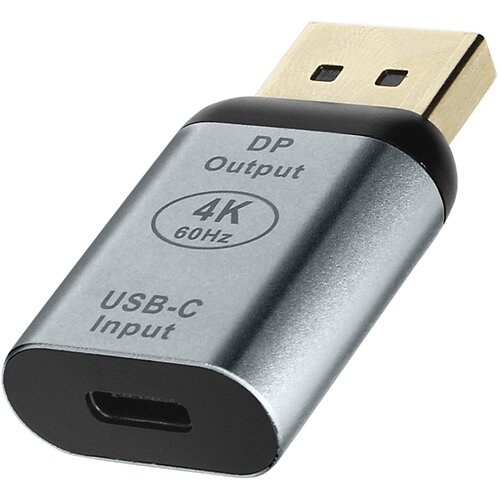 AVIZAR USB-C ženski na DisplayPort moški video adapter - siv, (21261858) Cene