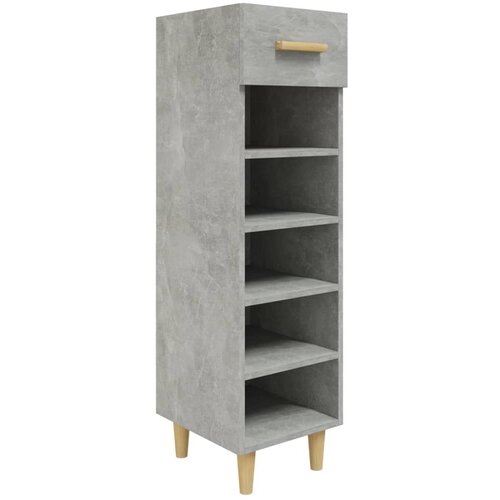 Maison Chic Omarica za obutev - Kopa za čevlje betonsko siva 30x35x105 cm konstruiran les, (21777251) Slike