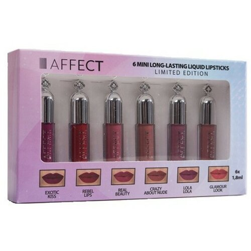 Affect Cosmetics set 6 mini tečnih karmina Cene