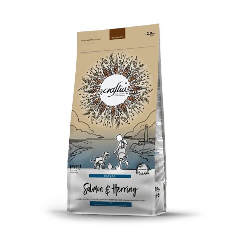 Craftia natura salmon & herring puppy medium & large breed - 2 kg Cene