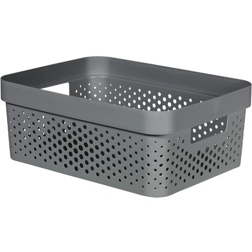 Curver siva ko&amp;scaron;ara za odlaganje Infinity Dots, 11 l Slike