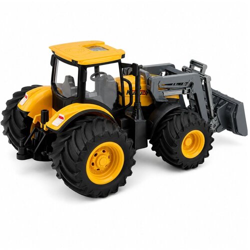  Poljoprivredni traktor sa svjetlima buldožera zvuci žuto 1:24 Slike