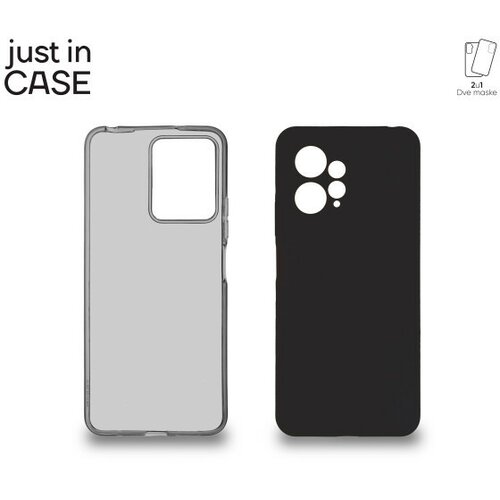 Just In Case 2u1 extra case mix paket maski za telefon crni za xiaomi redmi note 12 Slike