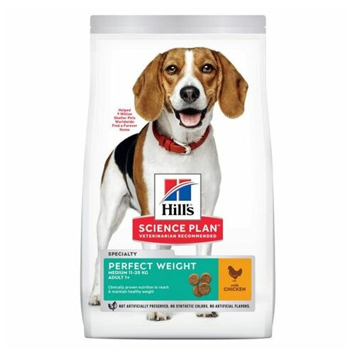 Hills science plan hrana za pse perfect weight medium adult 12kg Slike