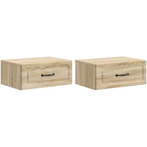  Stenski nočni omarici 2 pcs Sonoma hrast 49 x 34,5 x 20 cm, (5000233610) Cene