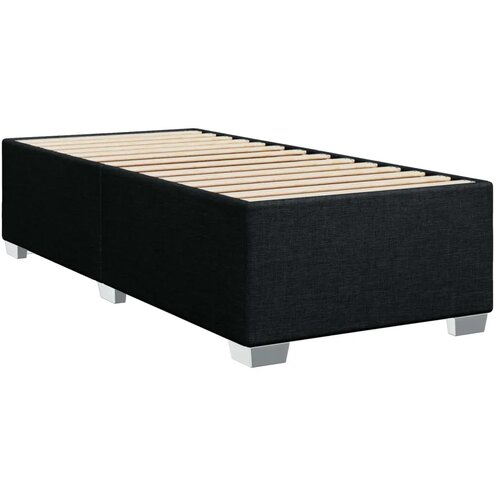  Boxspring krevet s madracem Crna 100 x 200 cm Tkanina - Crna 100 x 200 cm Dizajn linija Slike