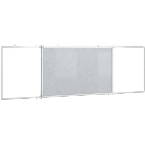  Magnetna bijela ploča sklopiva 160 x 50 x 1 7 cm aluminijska Slike